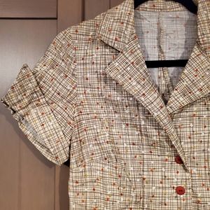 Vintage 1950s cotton swing dress